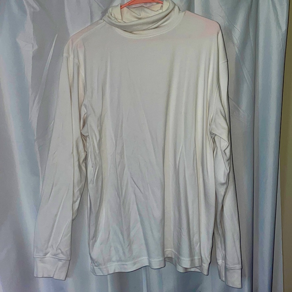 LL Bean White Turtleneck - Size L